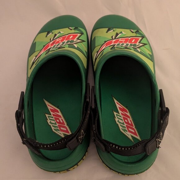 Mountain Dew Mens Slip-On Sandals Clogs Size 10 - Picture 5 of 6